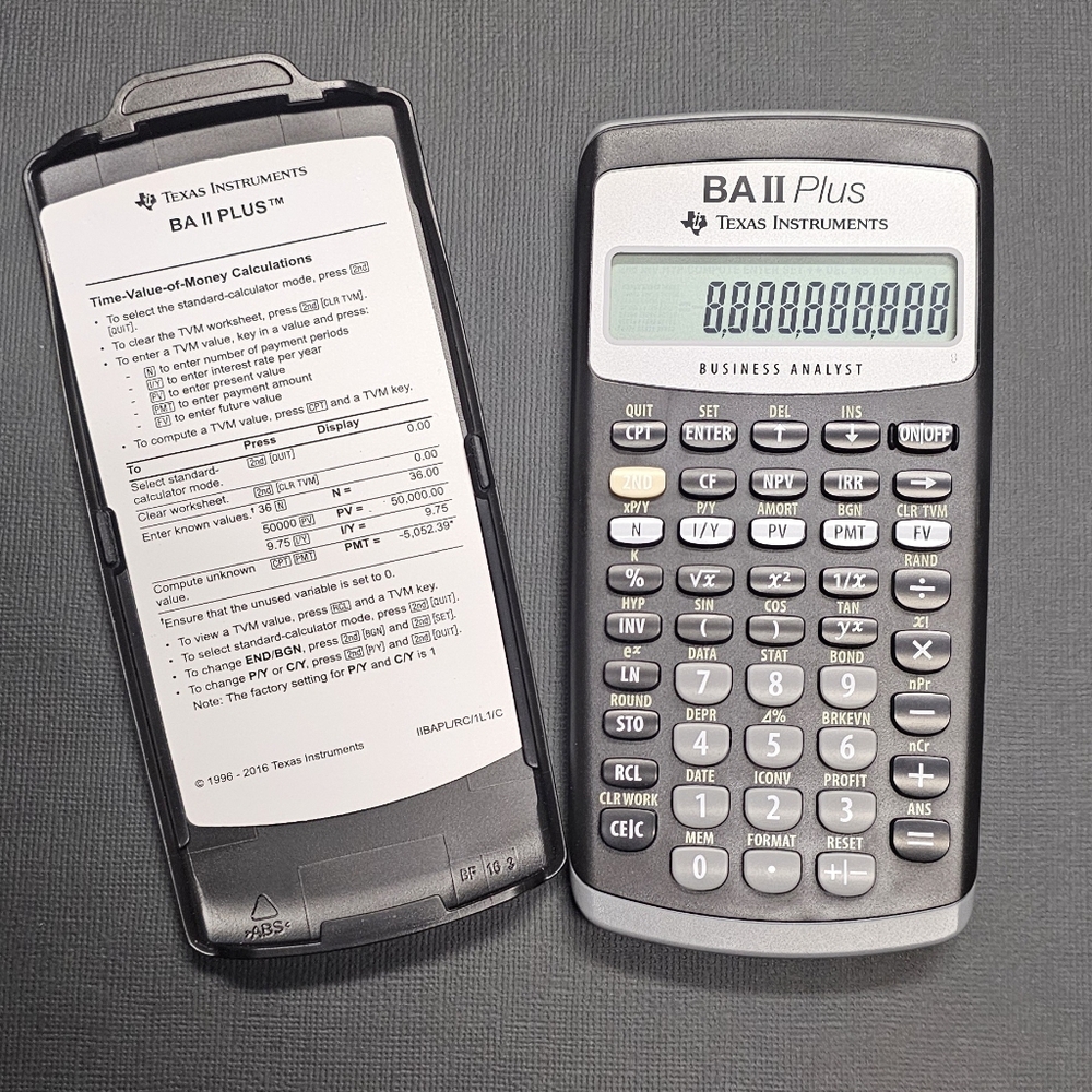 Texas Instruments BA II Plus Professional Advanced Business Analyst Calculator